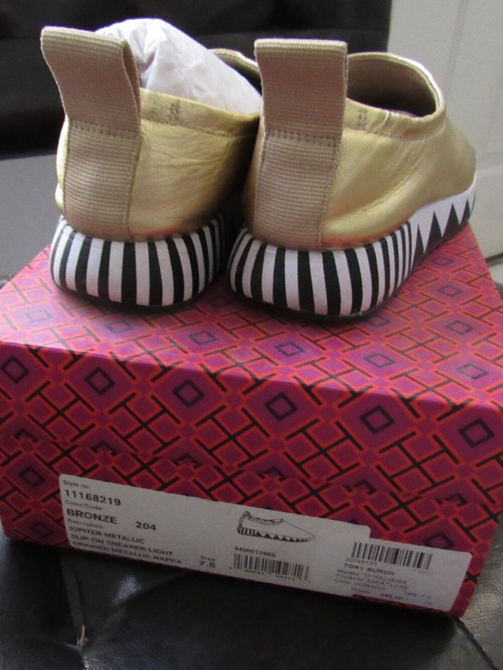 Tory Burch ‘Jupiter’ Leather Slip-On Sneakers | Golf | Women's 7.5M